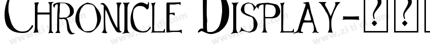 Chronicle Display字体转换